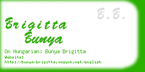 brigitta bunya business card